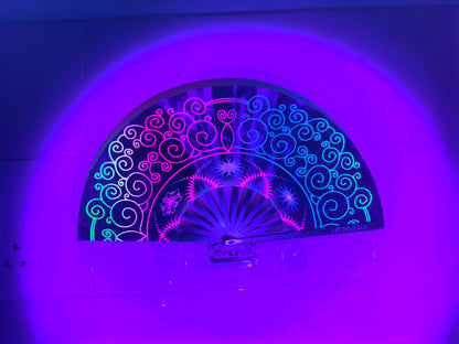 Midnight Rainbow Fan